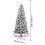 VidaXL (210 cm) vidaXL Artificial Hinged Christmas Tree Pre Lit Artificial Tree Xmas Decor 9