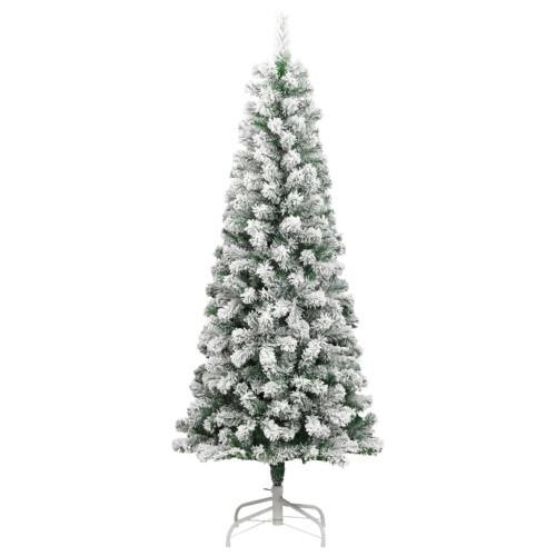 VidaXL (210 cm) vidaXL Artificial Hinged Christmas Tree Pre Lit Artificial Tree Xmas Decor 1