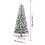 VidaXL (180 cm) vidaXL Artificial Hinged Christmas Tree Pre Lit Artificial Tree Xmas Decor 9