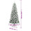 VidaXL (240 cm) vidaXL Artificial Hinged Christmas Tree Pre Lit Artificial Tree Xmas Decor 4