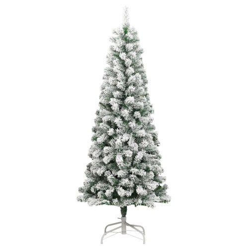 VidaXL (240 cm) vidaXL Artificial Hinged Christmas Tree Pre Lit Artificial Tree Xmas Decor 1
