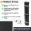 (Capsheet Black 8m) Premium Torch-On Heavy Duty Roofing Felt Mineral Capsheet & Sanded Underlay 4