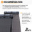 (Capsheet Black 8m) Premium Torch-On Heavy Duty Roofing Felt Mineral Capsheet & Sanded Underlay 8