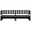 VidaXL (black, 80 x 200 cm) vidaXL Pull-out Day Bed Sofa Bed Guest Bed Frame Daybed Couch Solid Wood Pine 6