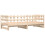 VidaXL (90 x 200 cm) vidaXL Pull-out Day Bed Sofa Bed Guest Bed Frame Daybed Couch Solid Wood Pine 8