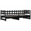 VidaXL (black, 80 x 200 cm) vidaXL Pull-out Day Bed Sofa Bed Guest Bed Frame Daybed Couch Solid Wood Pine 8