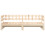 VidaXL (90 x 200 cm) vidaXL Pull-out Day Bed Sofa Bed Guest Bed Frame Daybed Couch Solid Wood Pine 6