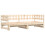 VidaXL (90 x 200 cm) vidaXL Pull-out Day Bed Sofa Bed Guest Bed Frame Daybed Couch Solid Wood Pine 7