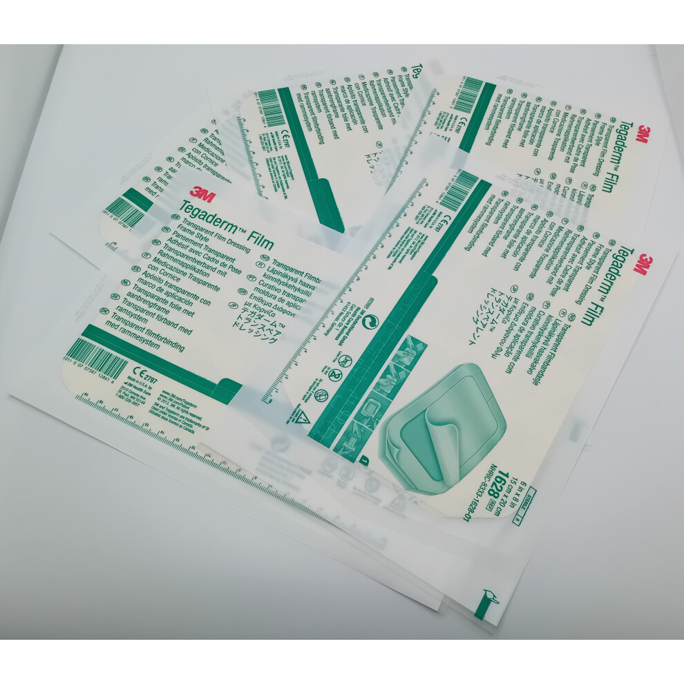 3M Tegaderm Film 15Cm X 20Cm Pack Of 5 - Ref: 1628