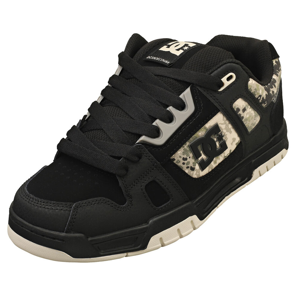 DC Shoes Stag Mens Skate Trainers in Black Grey - 11.5 UK