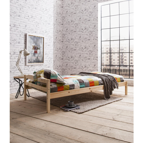 Noa and Nani Sussex Single Bed 3ft Bed Frame in Natural Pine 2