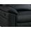 (Black) Austin Genuine Leather 3 + 2 Reclining Sofa Suite 3