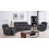 Alaska Grey Faux Suede 3 Piece Sofa Suite 1