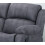 Alaska Grey Faux Suede 3 Piece Sofa Suite 3