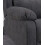 Alaska Grey Faux Suede 3 Piece Sofa Suite 4