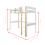 Noa and Nani Una Highsleeper Cabin Bed in Classic White 4