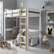 Una Highsleeper Cabin Bed in Classic White