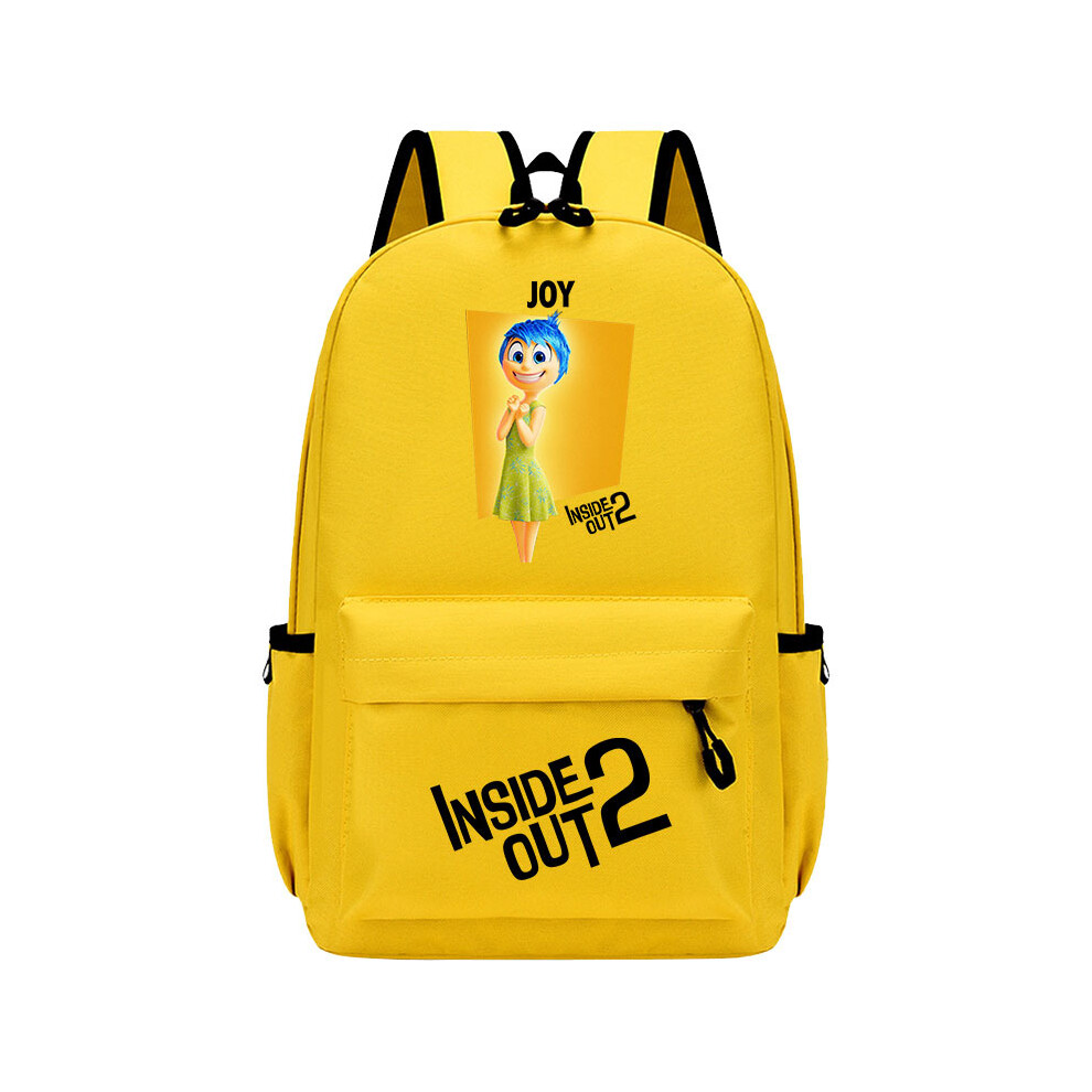 (JOY, 45*32*16CM) Inside Out 2 Student Backpack Kids School Bag