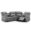 (Grey) Washington Leather Corner Recliner Sofa 4
