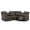 (Brown) Washington Leather Corner Recliner Sofa 1