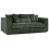(Green, 3 Seater) Luxor Scatter Back Colourful Cord Sofa Range 1