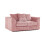 (Pink, 2 Seater) Luxor Scatter Back Colourful Cord Sofa Range 1
