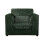 (Green, Armchair) Luxor Scatter Back Colourful Cord Sofa Range 1