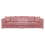 (Pink, 4 Seater) Luxor Scatter Back Colourful Cord Sofa Range 1