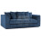(Marine Blue, 3 Seater) Luxor Scatter Back Colourful Cord Sofa Range 1