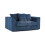 (Marine Blue, 2 Seater) Luxor Scatter Back Colourful Cord Sofa Range 1