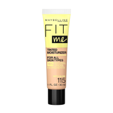 Maybelline Fit Me Tönende Feuchtigkeitscreme, Natürliche Deckkraft, Make-up, 115, 1 Stück