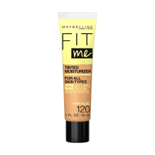 Maybelline Fit Me Tinted Moisturiser with Aloe, 30ml - Shade 120, 12H Hydration 76% Natural Origin