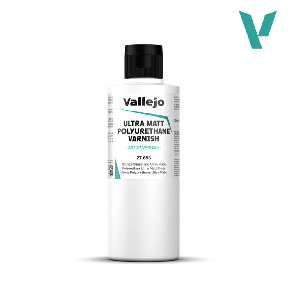 Vallejo 27653 Ultra Matt Polyurethane Varnish 200ml