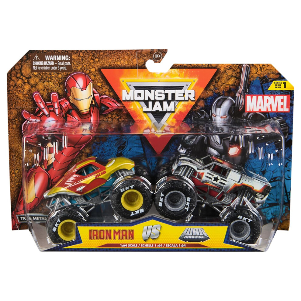 Monster Jam MARVEL 1:64 Diecast 2-Pack