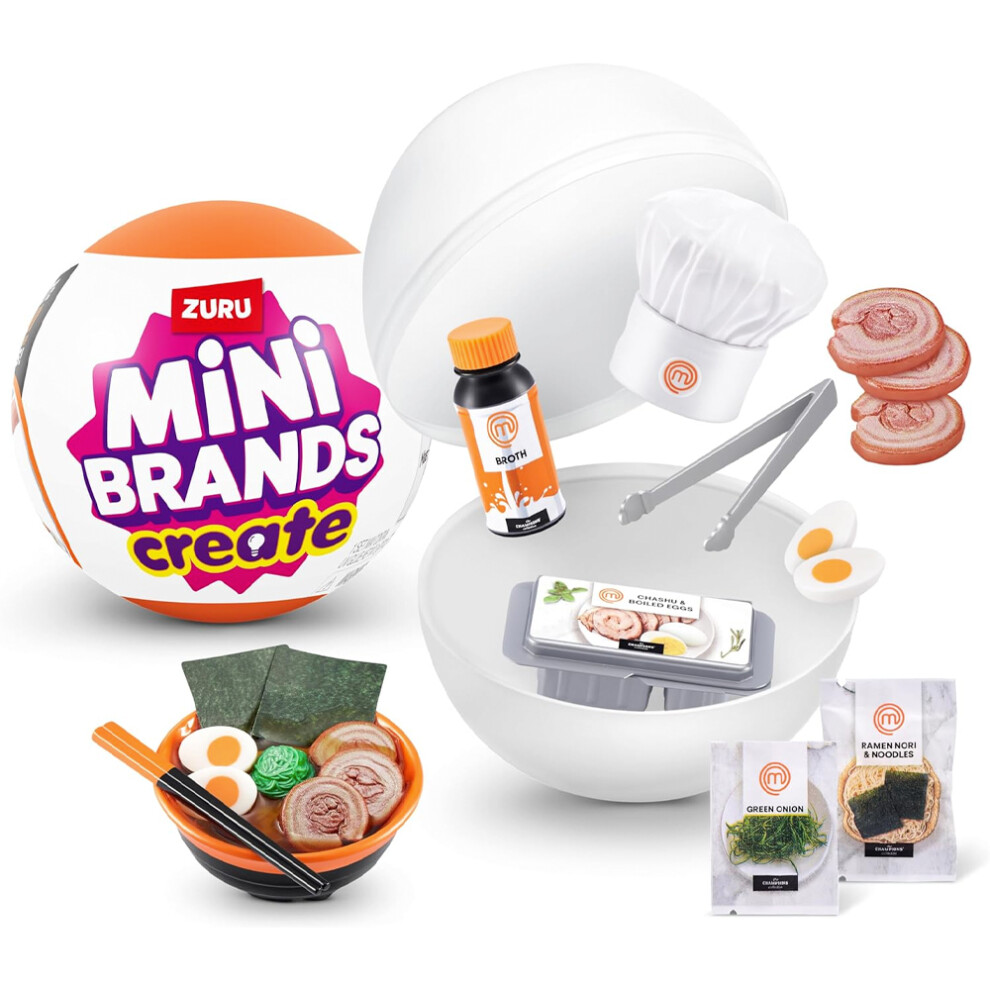 ZURU Mini Brands MasterChef Capsule - Create Mini Dishes! Collect them all!