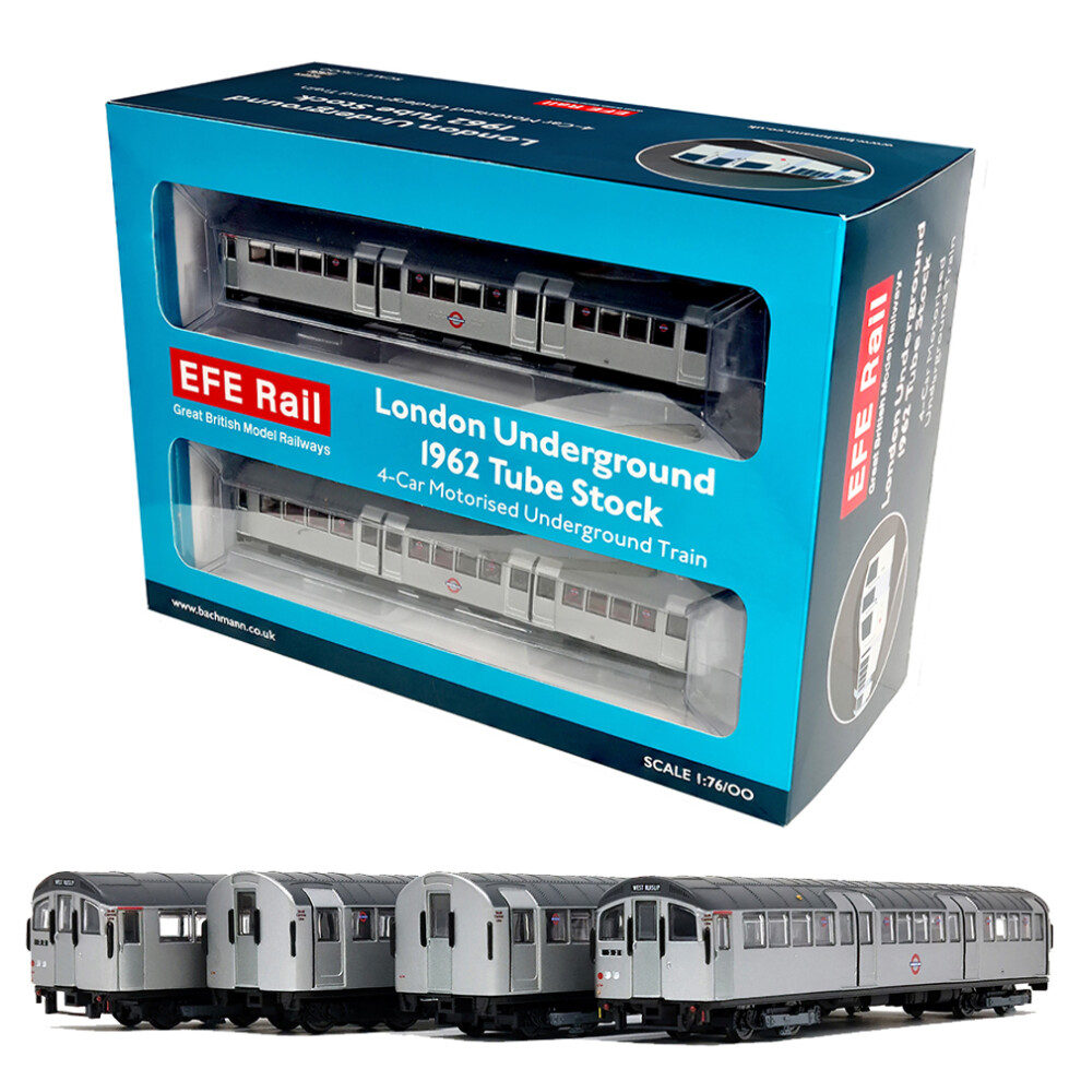 EFE Rail E99942 London Underground 1962 Tube Stock, 4-Car Motorised Train Pack