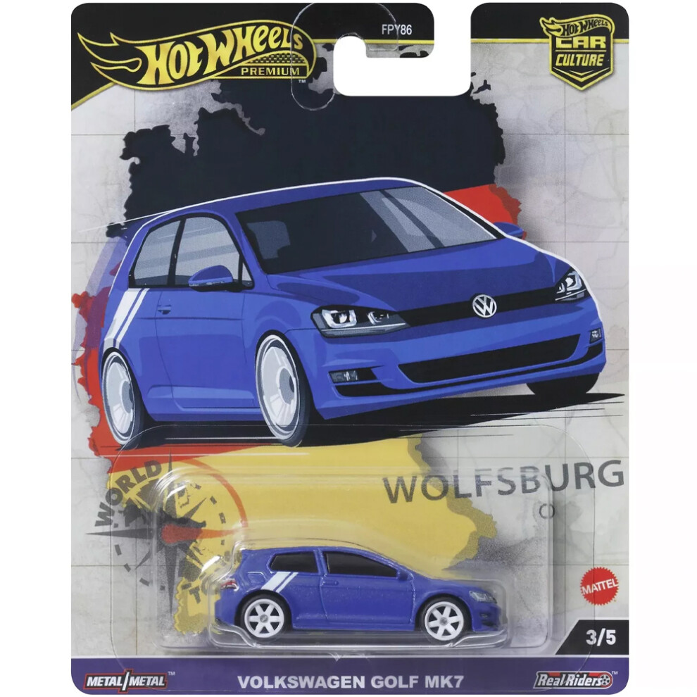 Hot Wheels HRV79 Car Culture World Tour: Wolfsburg - Volkswagen Golf MK7 3/5