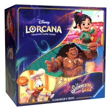 Ravensburger Disney Lorcana TCG: Schimmerner Himmel Illumineer's Trove | Sicherung Kartenspeicher | Beinhaltet Booster Packs & Comprehensive Guid