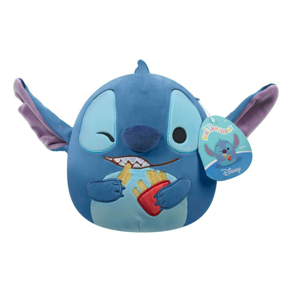 Squishmallows Disney Stitch Holding French Fries 8" Plush Soft Toy