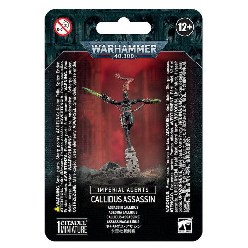 Warhammer Games Workshop Warhammer 40k Imperial Agents: Callidus Assassin 52-12 - Tabletop Miniatures Wargame