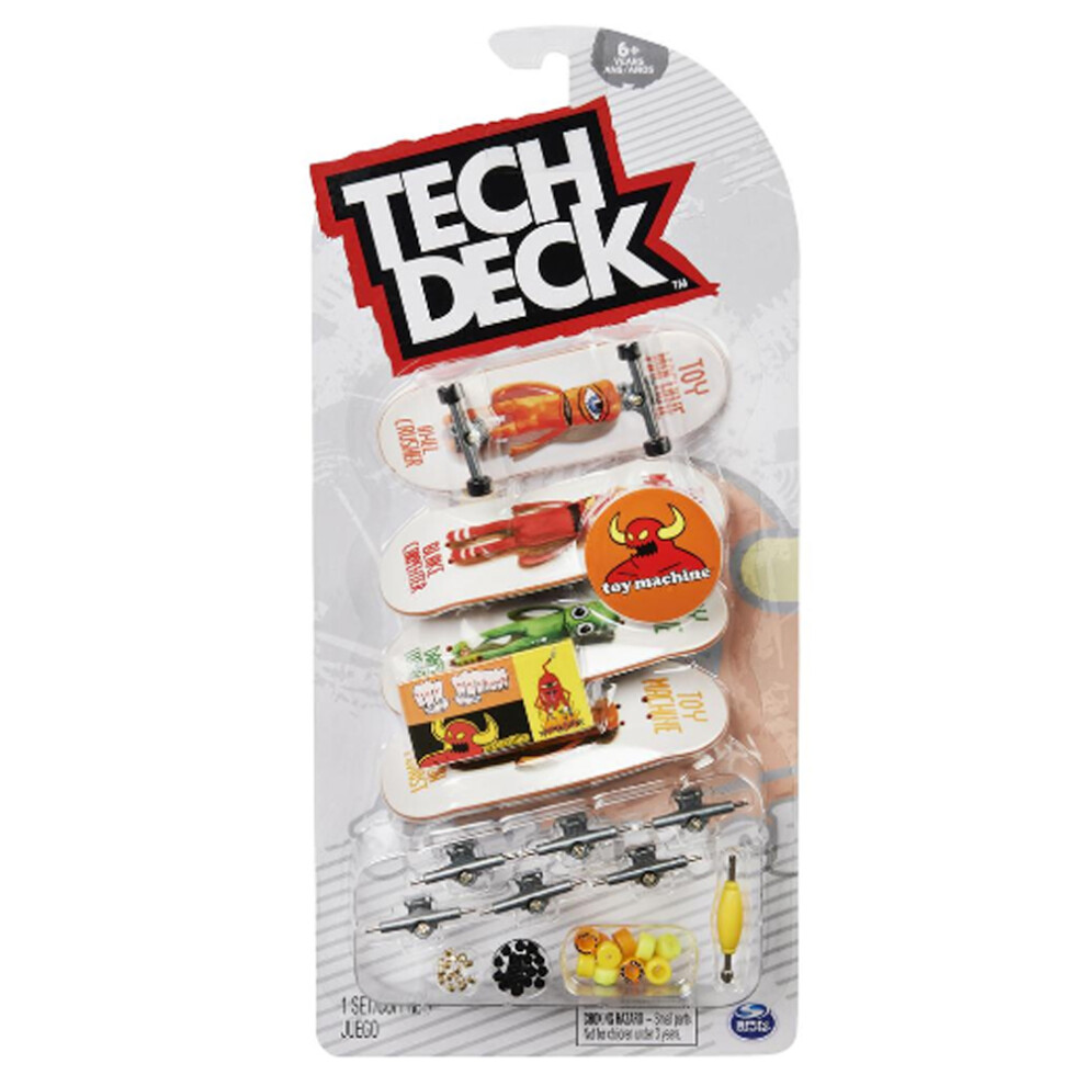 Tech Deck Ultra DLX Fingerboard 4-Pack Mini Skateboards (Designs Vary)