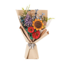 Kit de construção Robotime Bouquet de Flores TW01H Madeira 26 x 44 x 13 cm