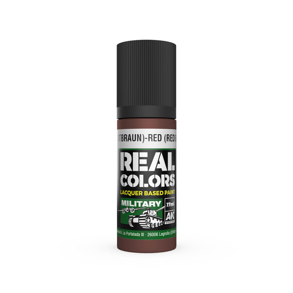 Ak Interactive Red/Brown Rc863 Rot (Rotbraun)- Ral 8013 17Ml Real Colours Paint