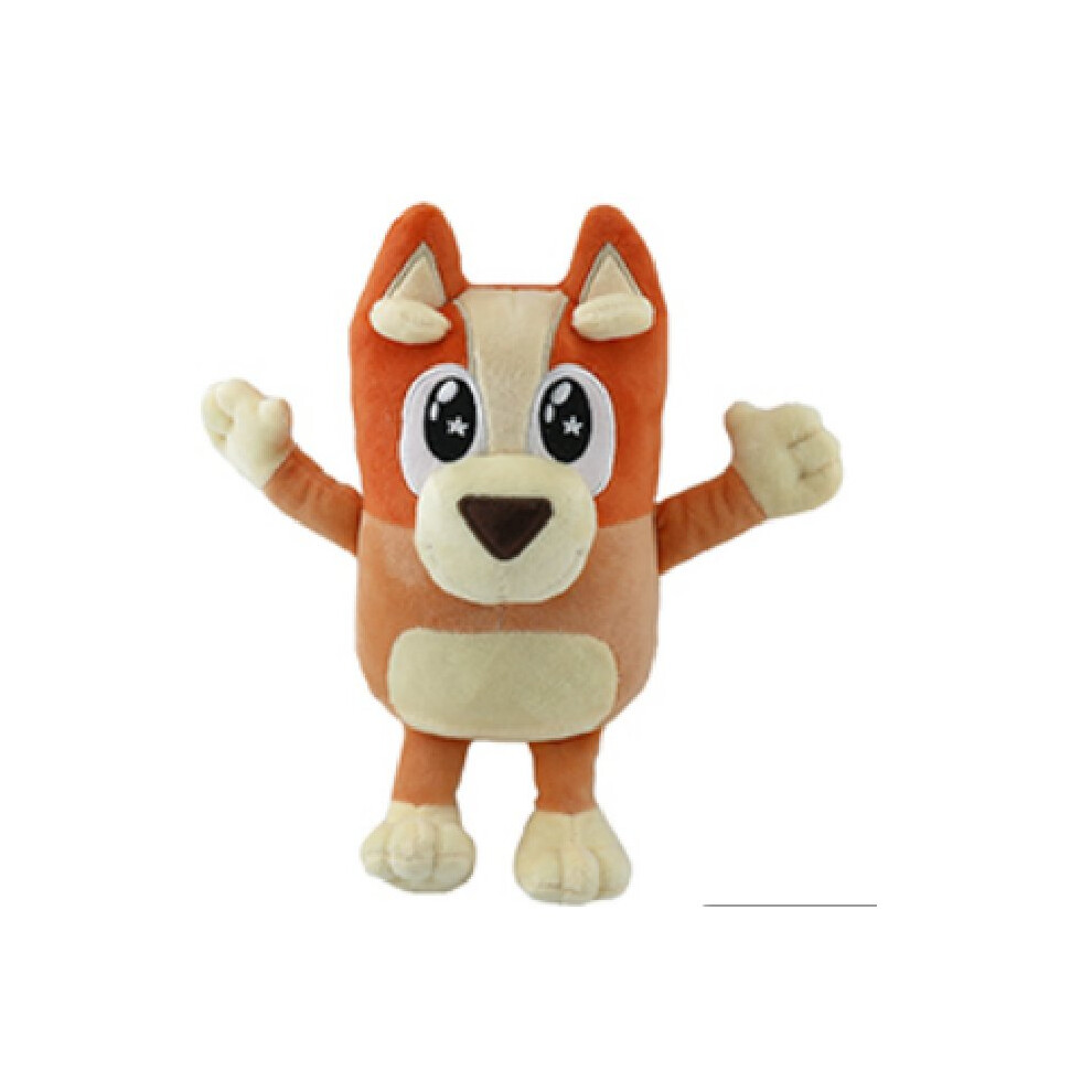 Rywolt ( Star Eyes, 30Cm/11.81In) Bluey Christmas Character Hat Star Eye Decoration Plush Toy Pillow Children Gift Orange