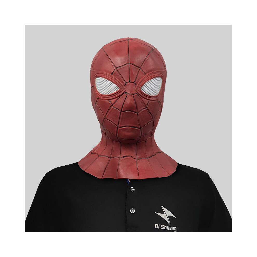 (Red Latex SpiderMan) And Unique Fun Latex Masks Featuring And Grinch Designs For Holiday Celebrations