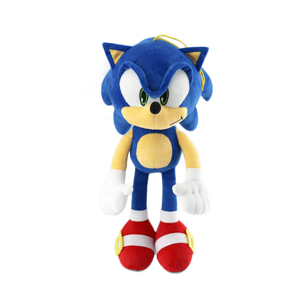 New (Blue) Sonic The Hedgehog Plush Toys Knuckles Shadow Tails Cartoon Stuffed Doll Gift Blue