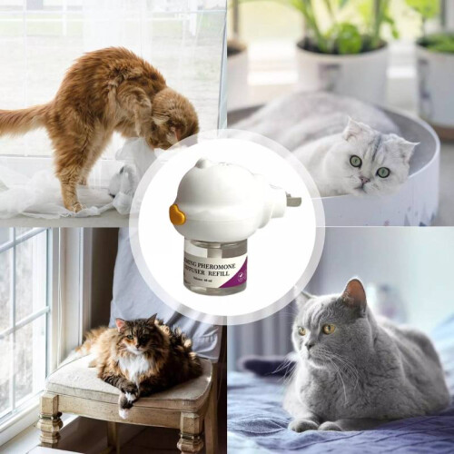 Pheromone Diffuser For Cats Plugin Relaxants Pet Emotional Comfort Tool Spray 2