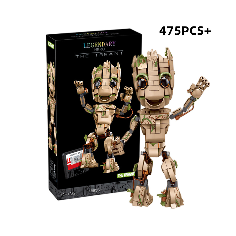 (Groot) 475PCS+ Groot  Building Blocks Guardians of the Galaxy Bricks Plastic DIY  legends Model Puzzle Action Figure Toy