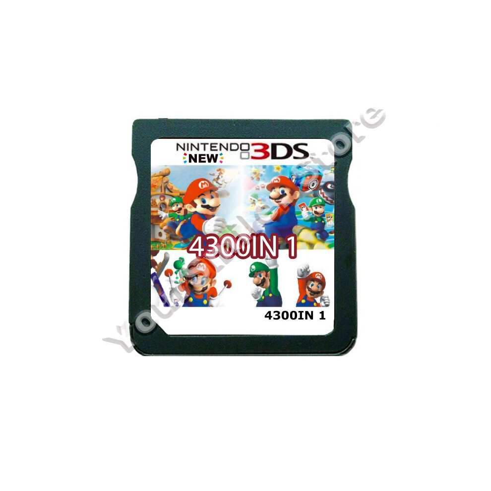 (4300 in 1 No Box) 4300 In 1 Compilation DS NDS 3DS 3DS NDSL Game Cartridge Card Video Game Handheld Player