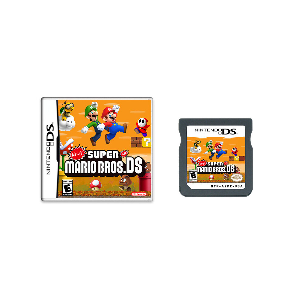 (NewerMario-with box) Newer DS Game Cartridge Video Game Console Card Newer Super Mario Bros.DS v1.16 With Box English Version For NDS/3DS/2DS